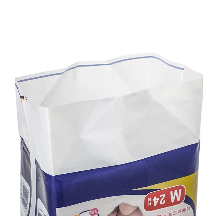 Factory new produce plastic type disposable wet pe nappy disposable baby diaper packaging bag