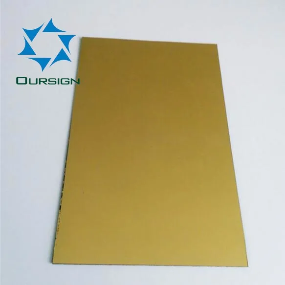 Cheaper laser engraving cutting abs double color plastic sheet