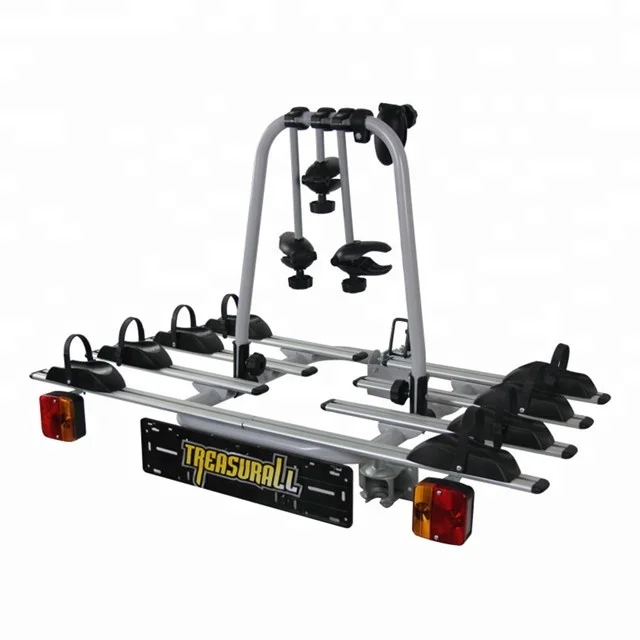 aluminum tow ball mounted bike rack bicycle carrier for 4 bikes Car auto TB-010D4