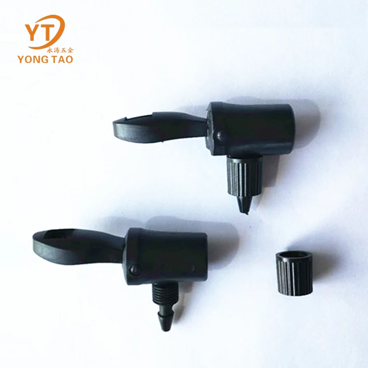 Various Good Quality Black Plastic Tire Inflator Air Chuck Inflator Can be customized