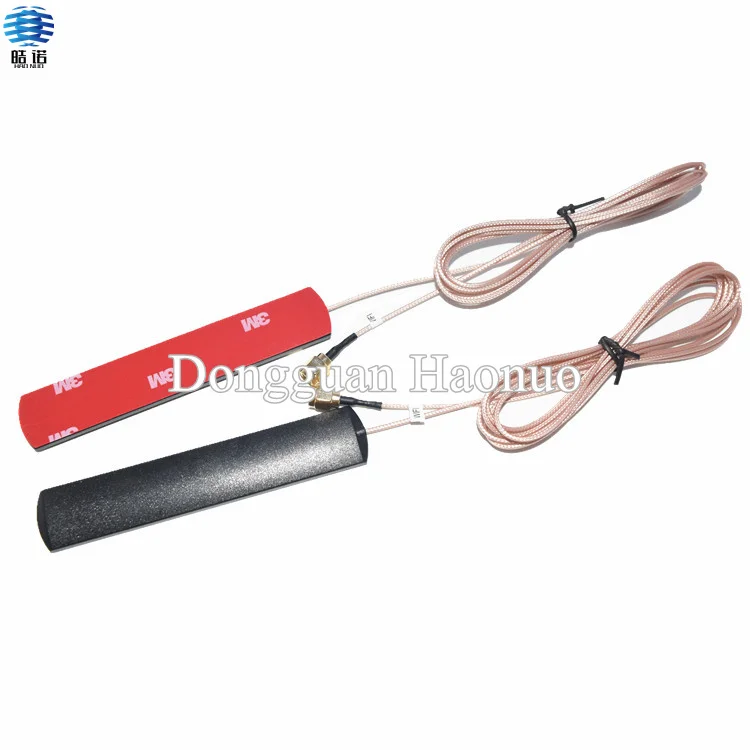 SMA connector 3DBi 433Mhz PCB patch microstrip antenna with 3M sticker RG178 cable