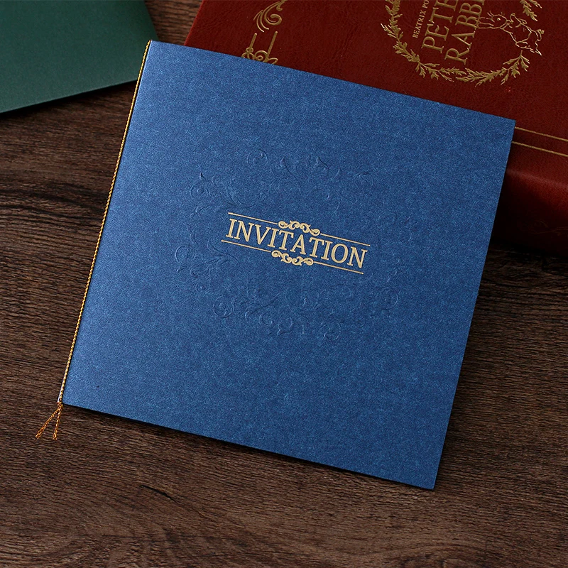 Бумажная открытка на заказ, подарок, поздравительные письма, поставщик, низкая цена, для вечеринки, пригласительной открытки, конверт, Свадебное приглашение