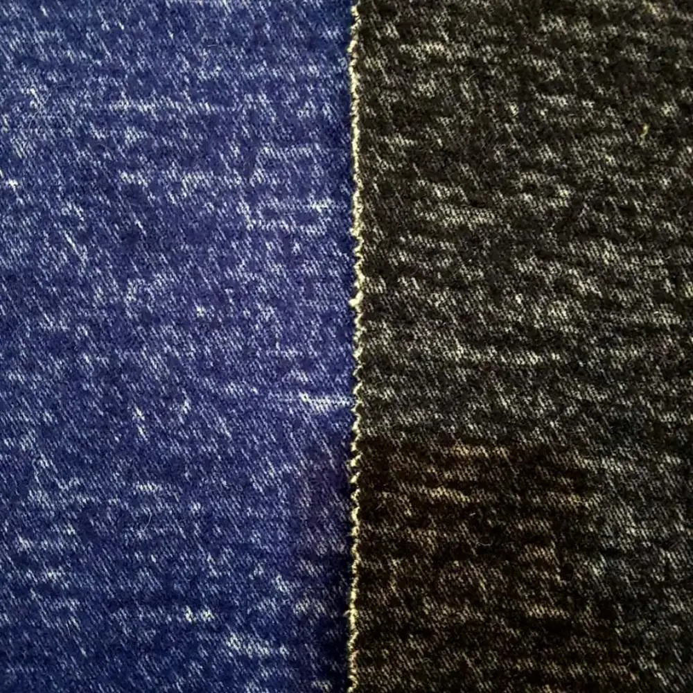 Fabric Manufacturer Cheap Price High Quality Soft Hand Feel Fleece Style Wool Cotton Blended Knit Fabric for Suit Coat