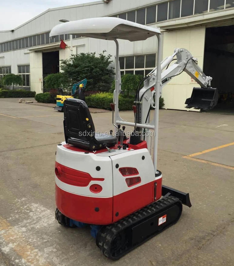 Garden Farm Mini skid track Excavator loader,0.8 ton crawler hydraulic digger for garden