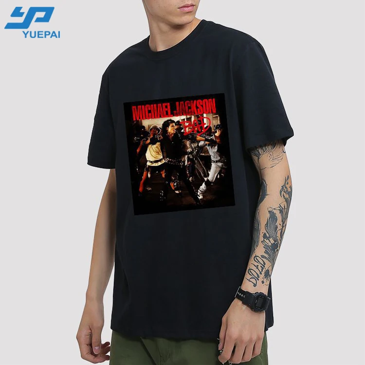 Summer 2020 customizable print fashion michael jackson T-shirt