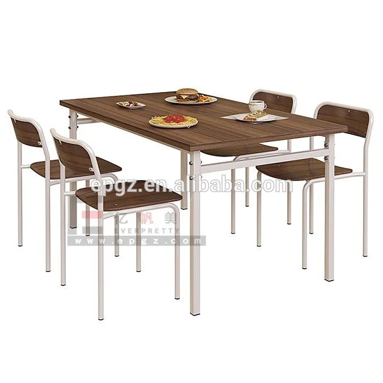 
Modern Restaurant Set School Dining Table and Chair fo0r Sale 