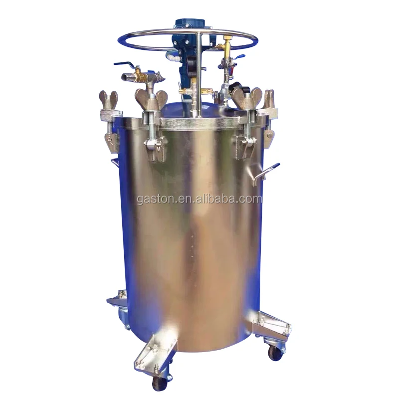 Hot sale 10L 20L 30L 40L 60L air Automatic pressure paint tank Spray paint bucket Agitating Pressure Tank