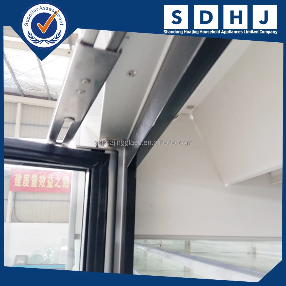 China Factory Tempered Glass Low-E Double Glazing Glass Door For Freezer chiller