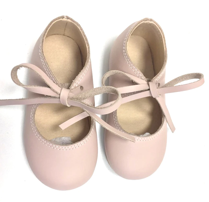 Лидер продаж, розовая гладкая кожаная детская обувь со шнуровкой, детская обувь, праздничная обувь для маленьких девочек