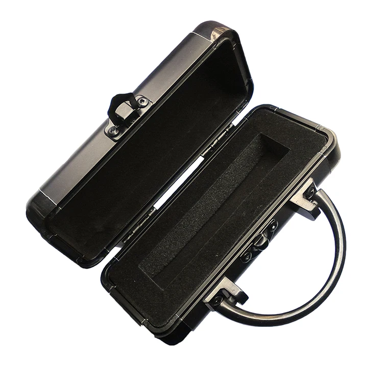 
Beauty wholesale luxury small gift aluminum cigar case 