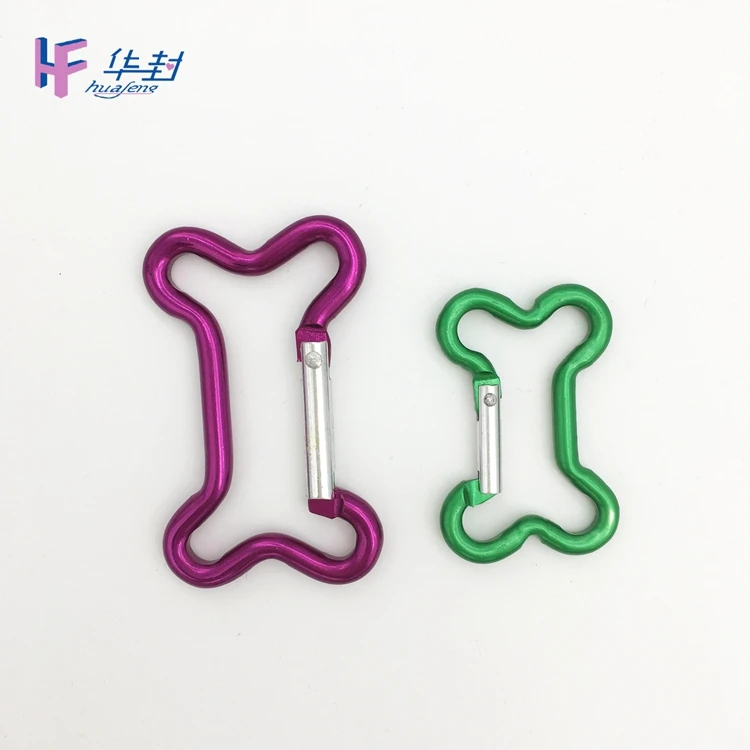 Bulk wholesale stainless steel small animal shaped carabiner