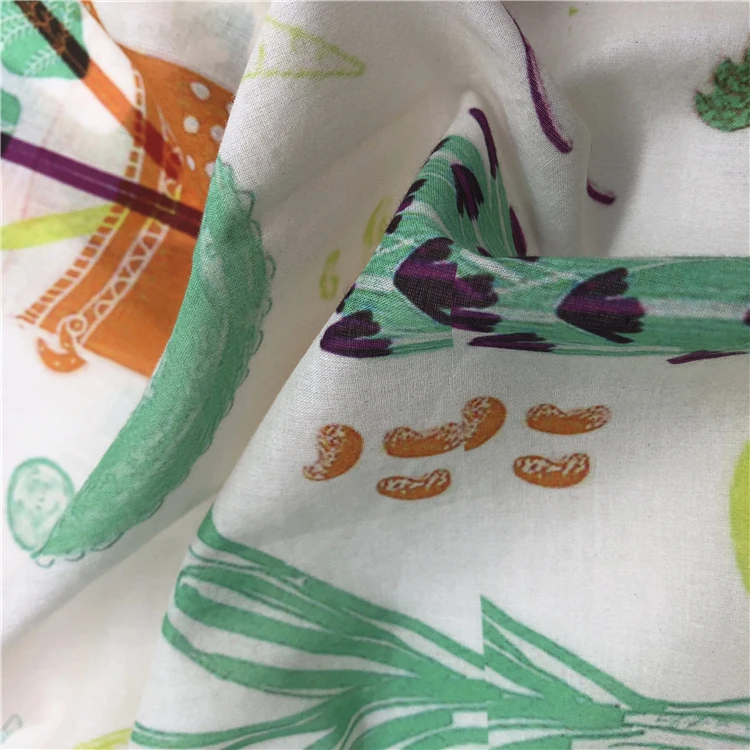 
Factory Direct Your Own Design Digital Custom Print Fabric Cotton 