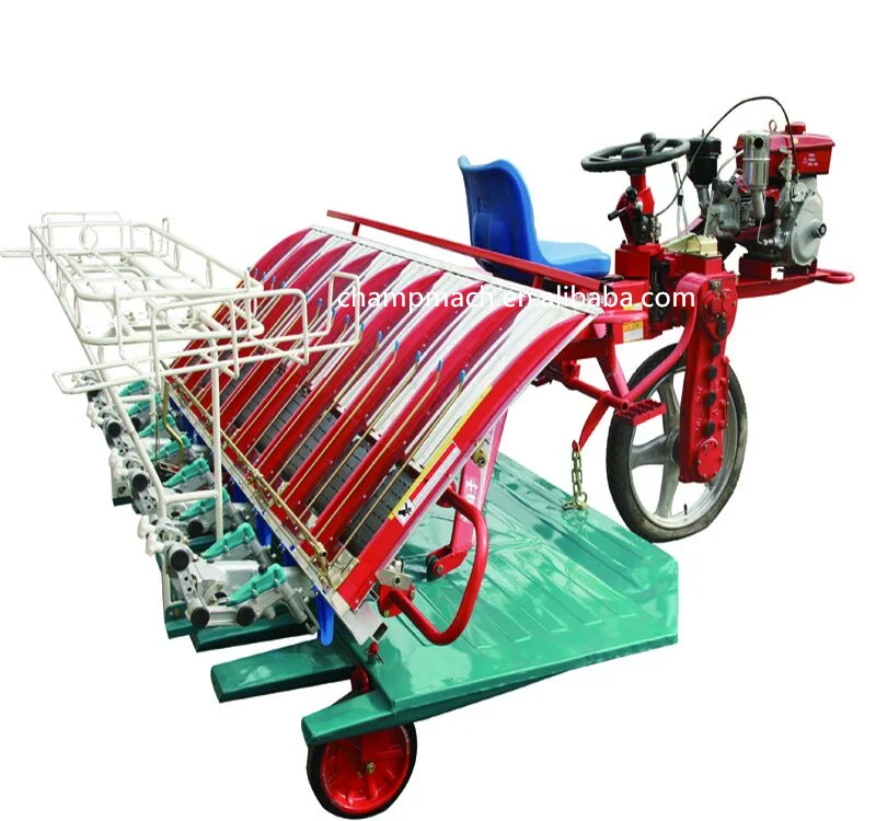china cheap agriculture machinery automatic Diesel engine type paddy rice transplanter planting machine for sale