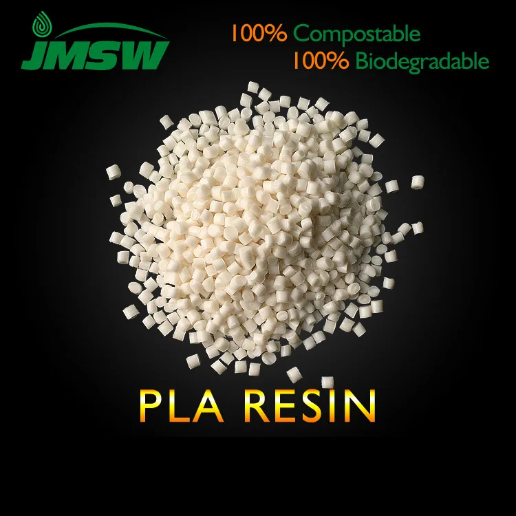Biodegradable compostable pla plastic granules for injection moulding