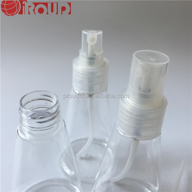 
Best sell 120ml conic shape pet plastic spray bottle 