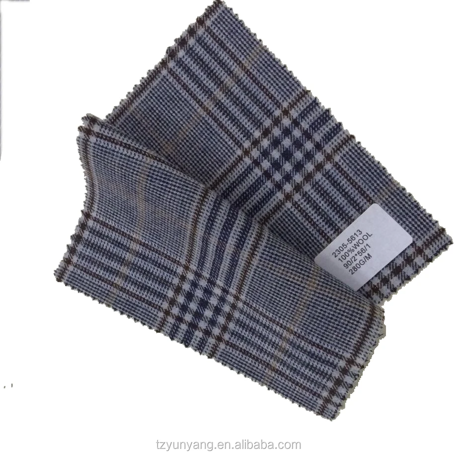 Супер качество чистая шерсть клетчатая ткань мужская подходящая ткань