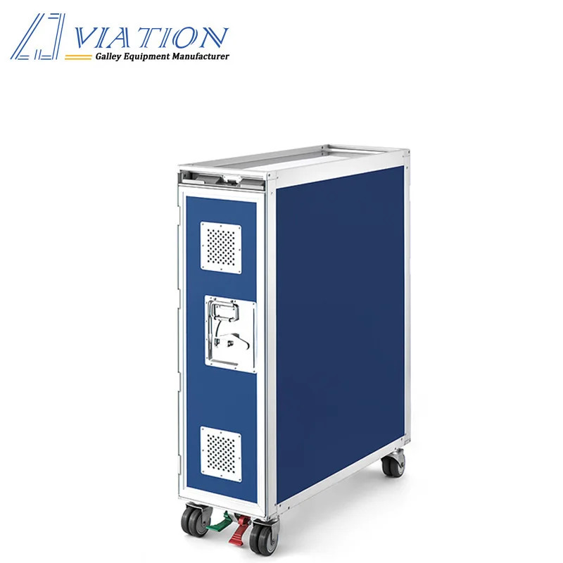 aircraft transparent trolley airline cart inflight