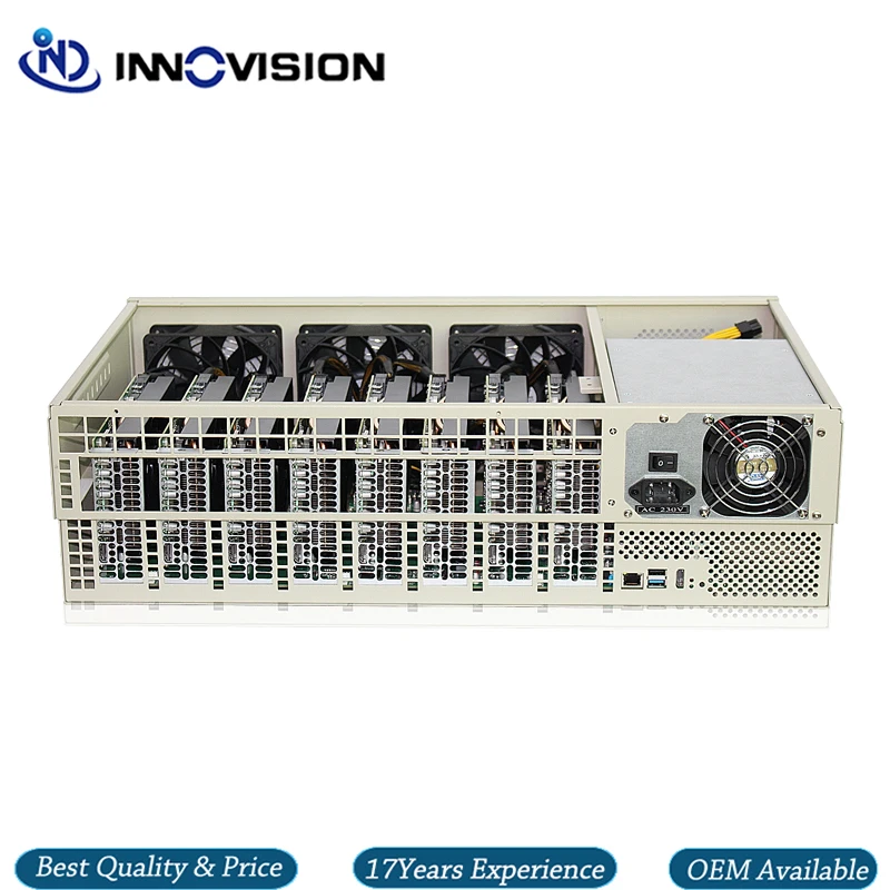 Excellent 8 GPU Frame Graphics Card Supercomputing Barebone