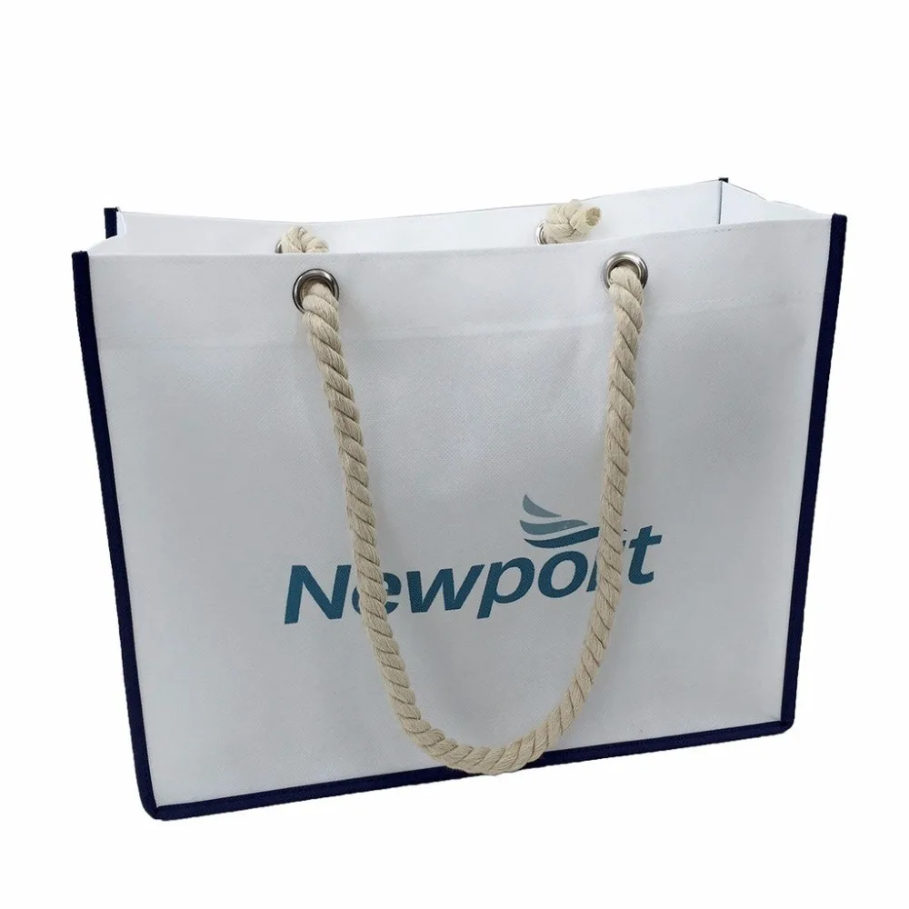 Plastic shopping bag rope pvc handle non-woven bag