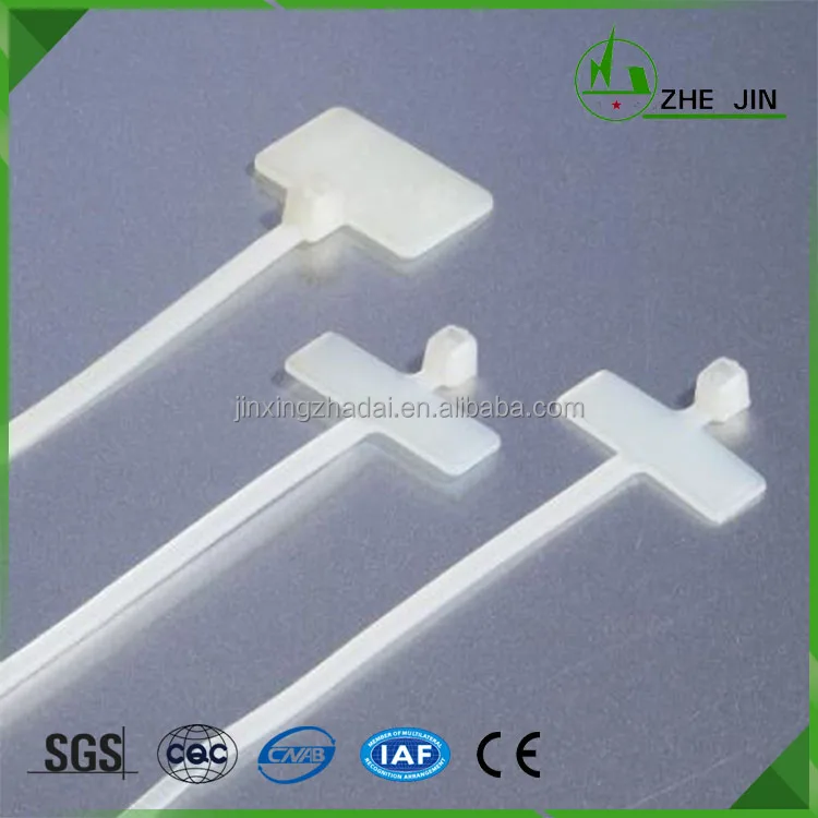 Чжэ Чжин 1000 Шт. В Мешок Многоразового Использования ПВХ Материал Маркер Кабельные Стяжки С Этикеткой