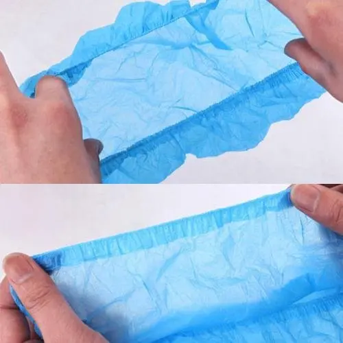 
china supplier cheap price Non woven PP/CPE/PE disposable shoe covers <span style=