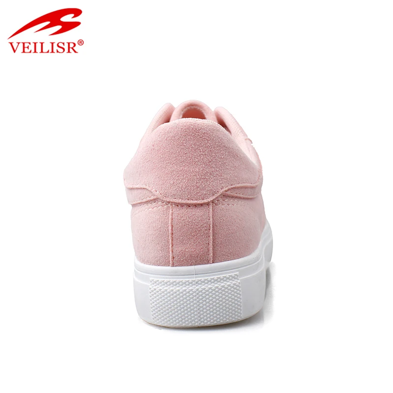 Most Popular Faux Suede Ladies Casual Shoes Women Fashion Sneakers