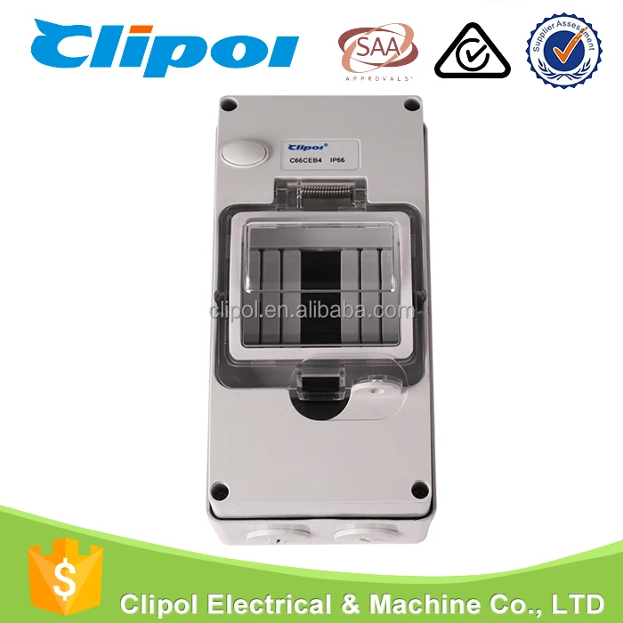 IP66 rcd switch housing 4P waterproof electrical distribution devices