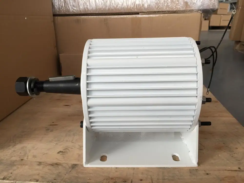 Brushless 2kw Axial flux Permanent Magnet synchronous Generator Price