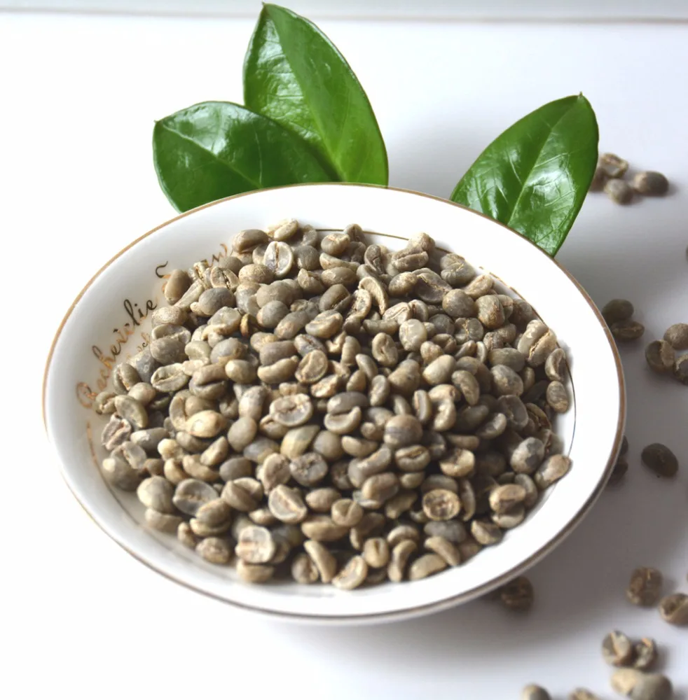 
High quality organic unroasted arabica coffee beans 