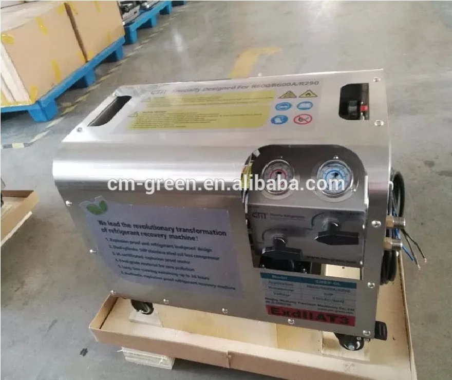 Anti-explosive air conditioning gas refrigerant recovery machine freon R1234yf/R290 recovery machine CMEP-OL