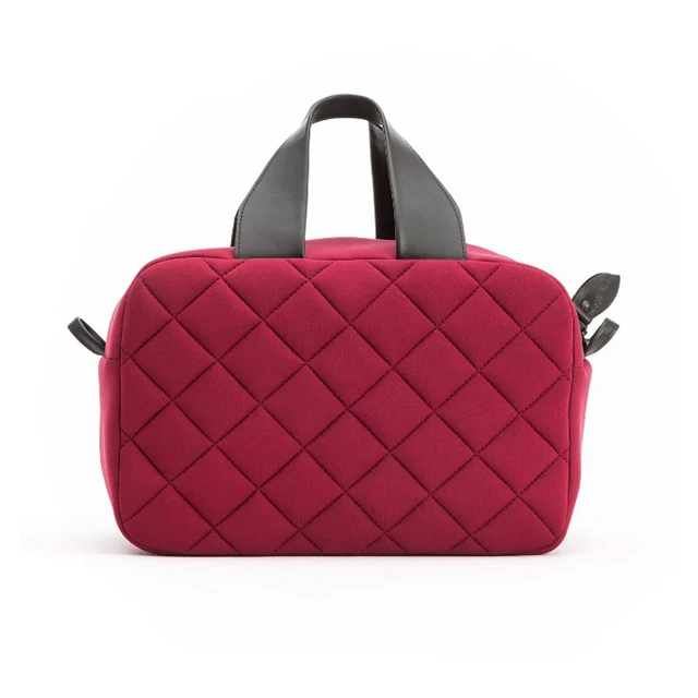 New Design Fashion Trendy Fashion Neoprene Marks Panel New Style Cosmetic Handbag Bag