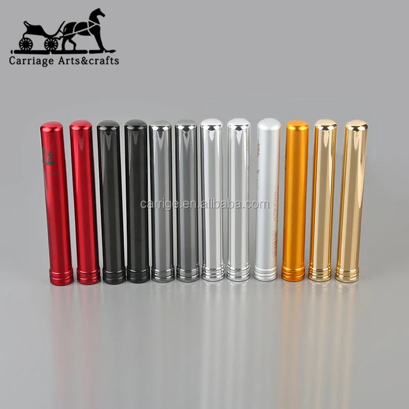 
Eco-friendly Colorful Aluminium Cigar Packaging Tube 