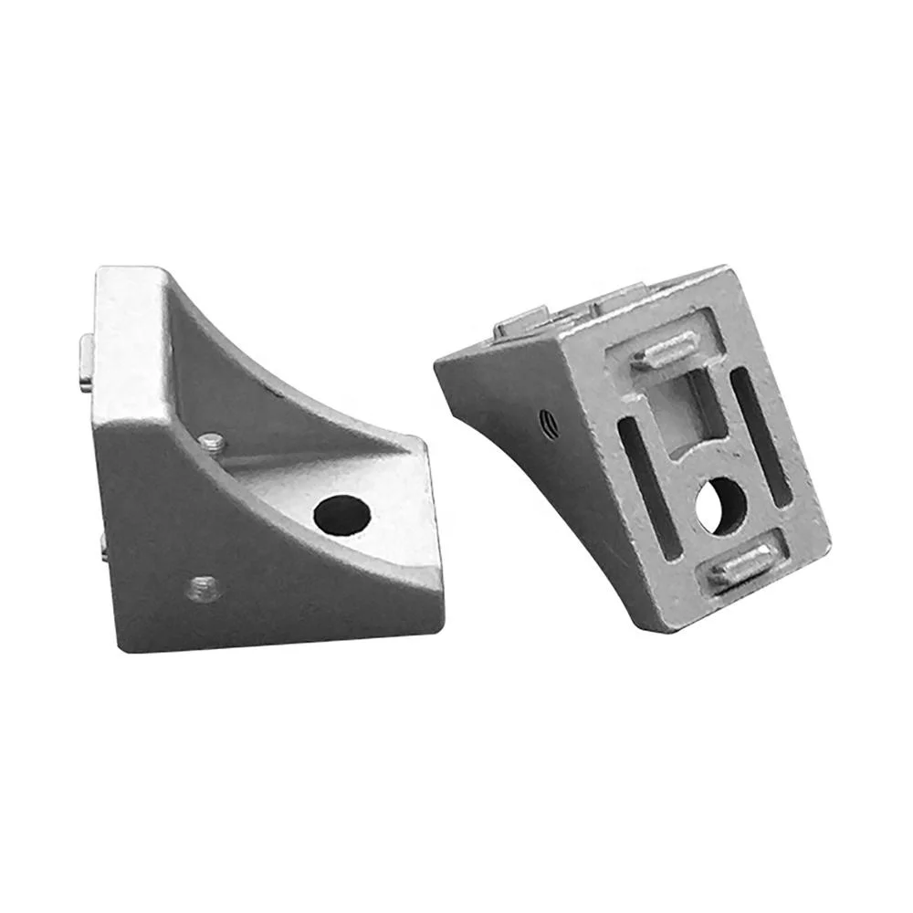 L Shape Good Price Shock Absorber 45 Degree Connector Angle Corner Bracket For aluminum profile