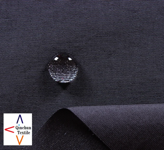 
popular jacket fabric waterproof and PU coated 100% nylon 228T taslan fabric 