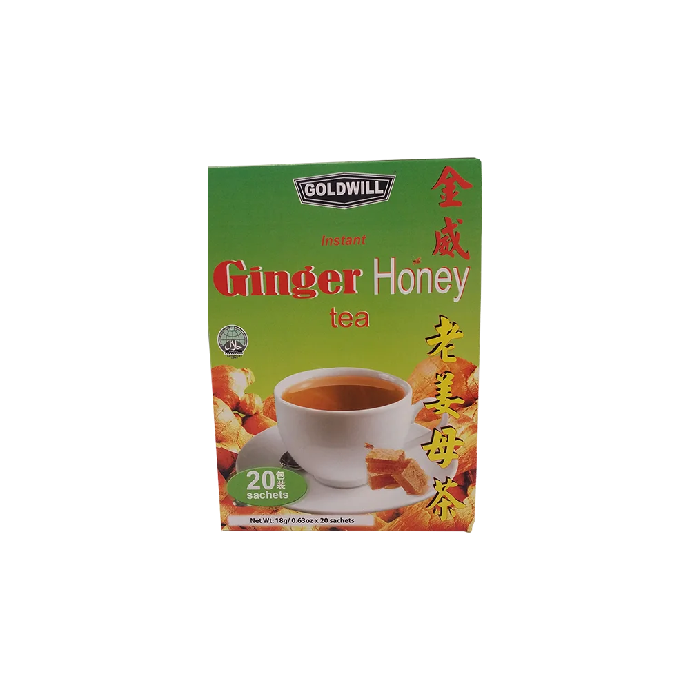 Hot Selling Blended Goldwill Instant Honey Ginger Tea Powder