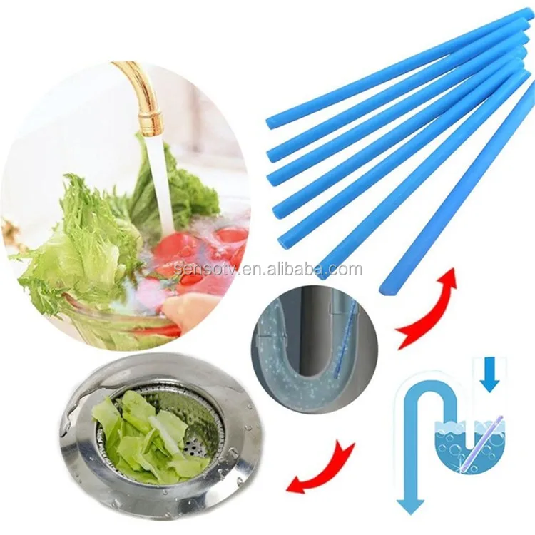 Drain Cleaner Stick Keeps Drains And Pipes Clear Odor Free Sink Cleaner Sewer Cleaning Rod