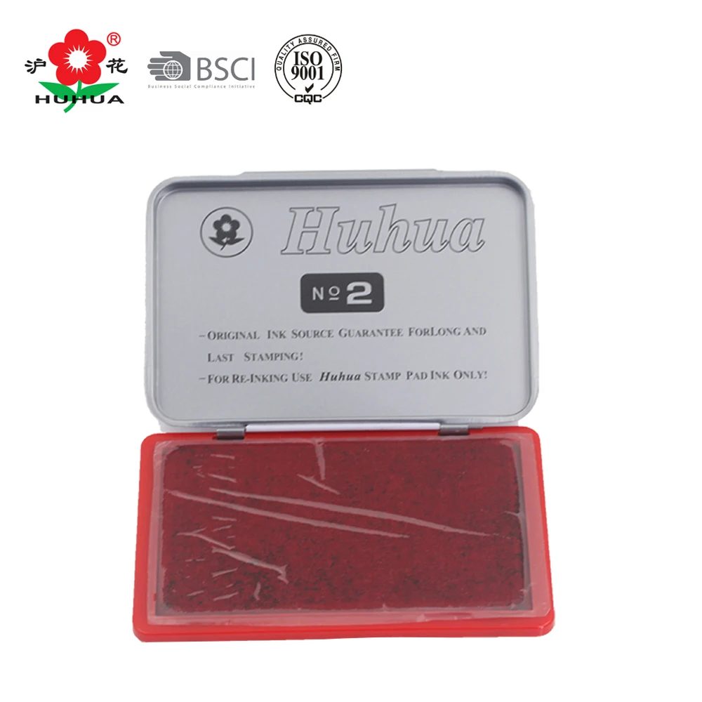 metal case stamp pad office ink pad refill ink stamp pad