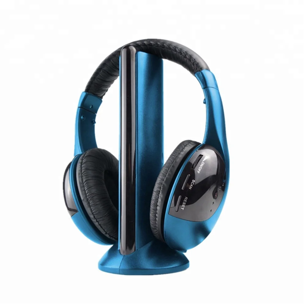Wireless Earphone Headphone 5 in 1 for MP3 PC TV CD Hi-Fi for beautiful sound
