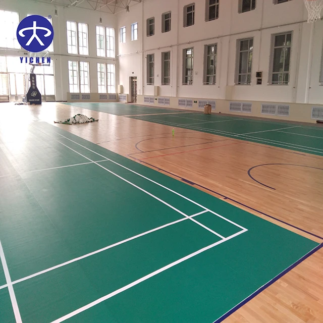 cheap linoleum rolls badminton court pvc foam flooring