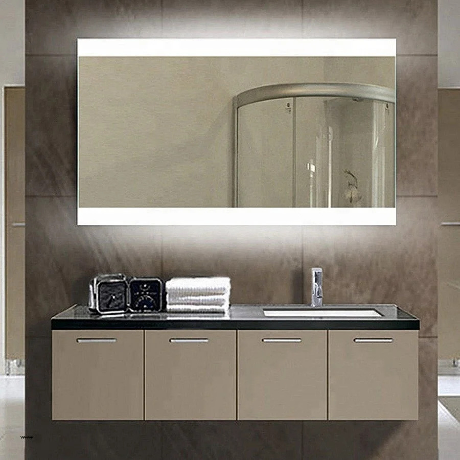 UL List Top Quality Frameless Luxury Hotel Bathroom Backlit Vanity Mirror