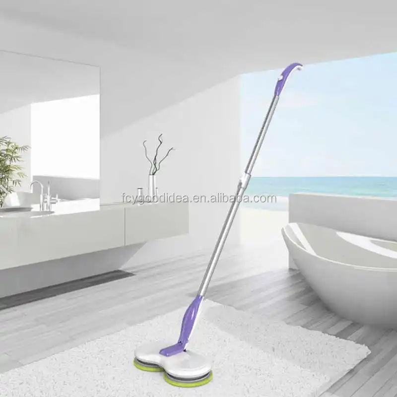Electric Mop for Floor Cleaning, As Seen On TV, Cordless Spin Mopper Motorised Mops for Hardwood Tile Laminate Floor Daily Light