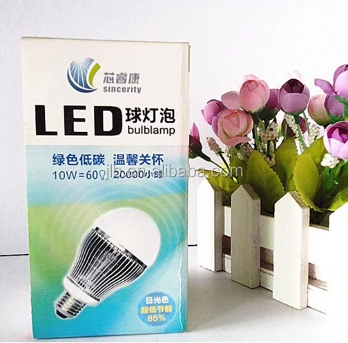 Factory Custom Corrugated Paper Packaging Box for Led Bulb /Lamp/Light