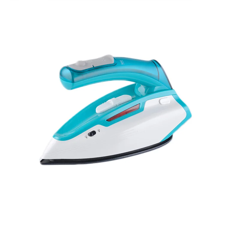 Dual-voltage ceramic HJ-1000 foldable hanging clothes rechargeable iron