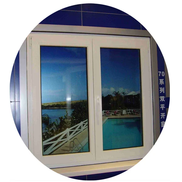 China Professional Manufacturer Durable Affordable  White Wooden uPVC Profiles Sliding Casement Windows Doors