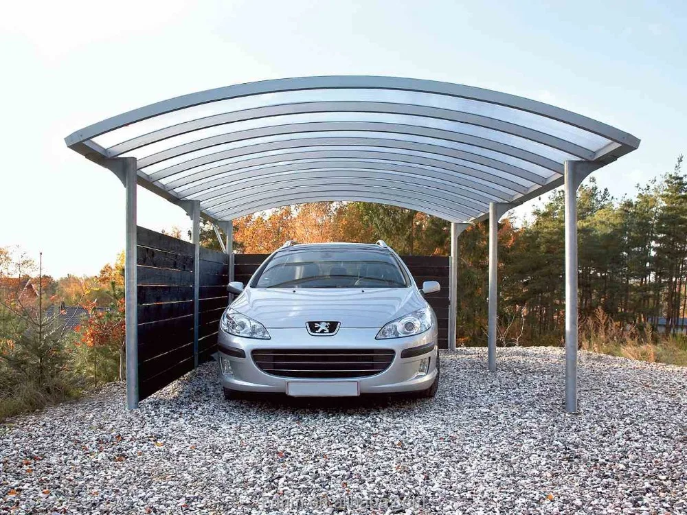 
2020 new design polycarbonate aluminum double canopy carport garage carport modern carport designs 