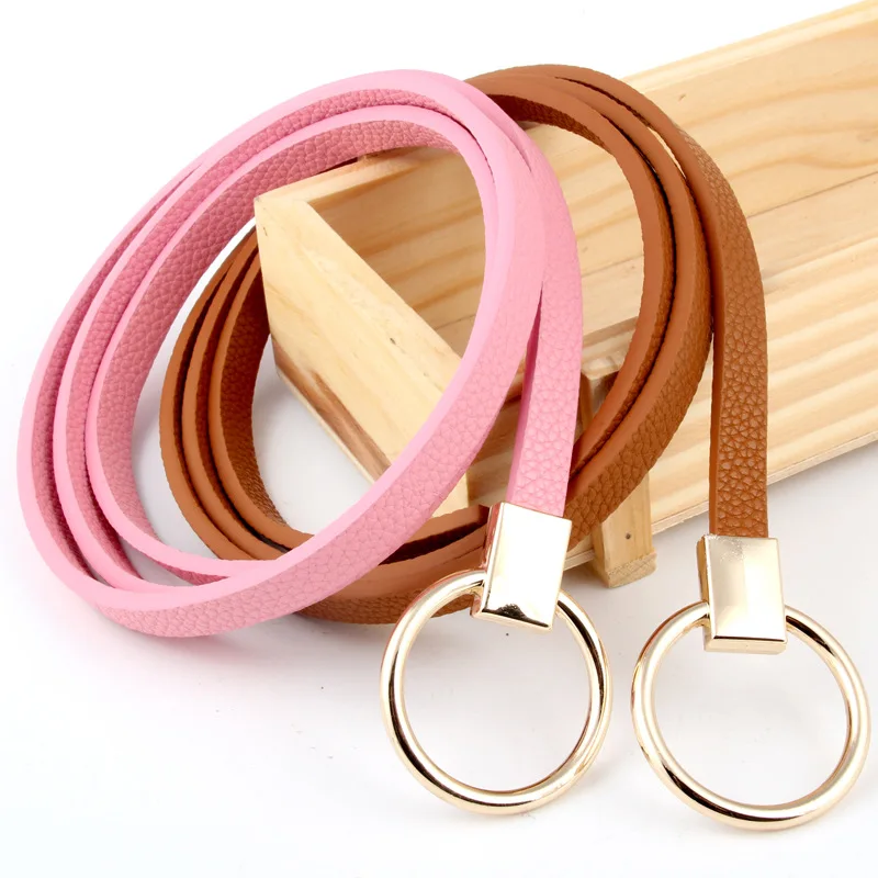 2019 New fashion style for woman belt PU dress women belt slim stylish belt stock