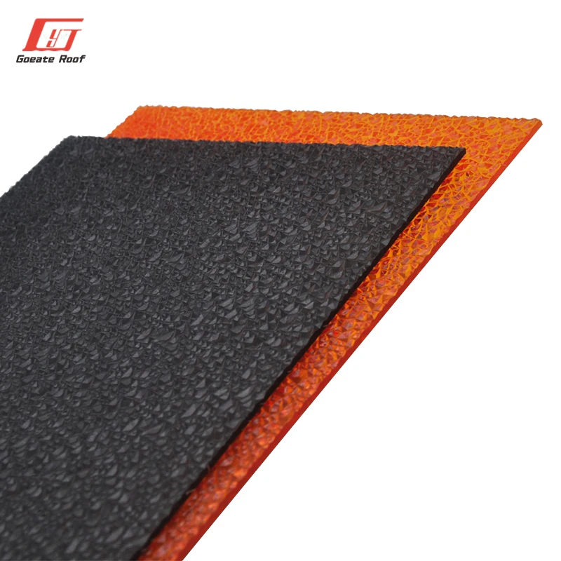 uv plastic sheets polycarbonate embossed diamond sheet decoration material for stage polycarbonate sliding door pc diamond sheet