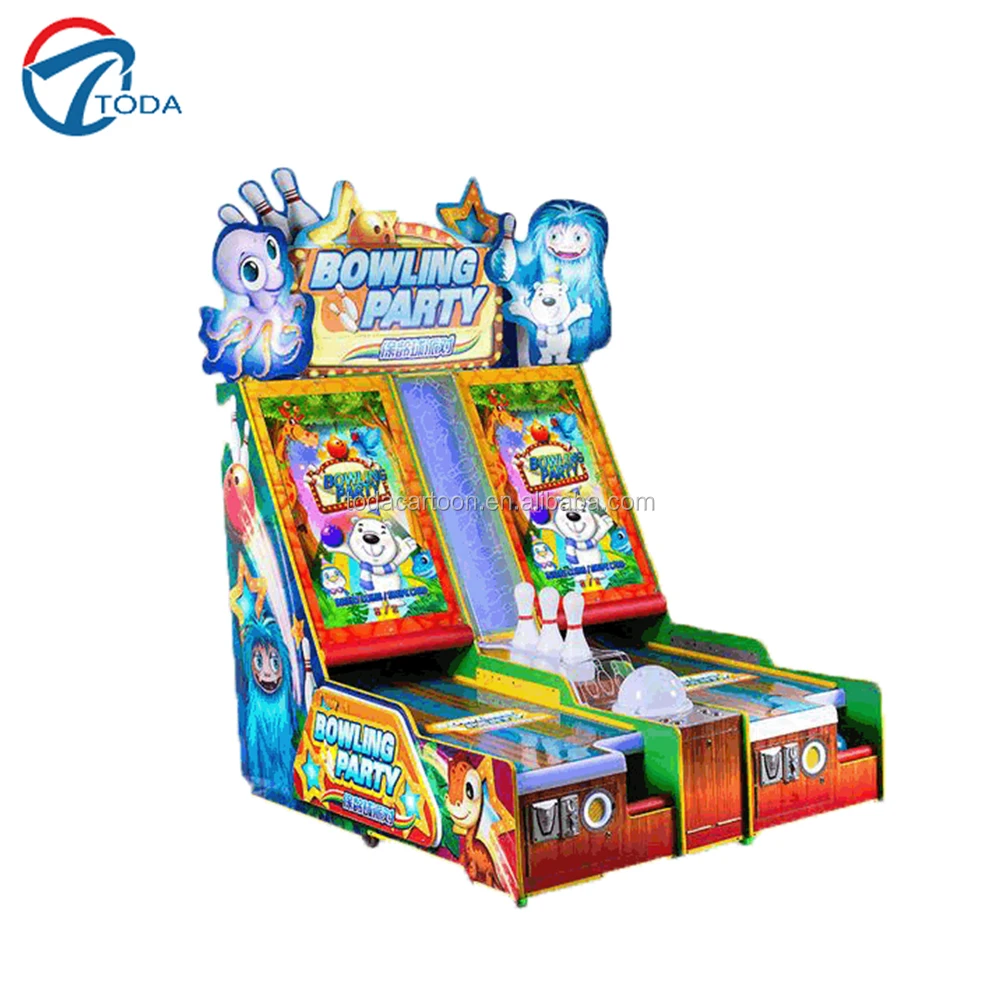 coin operated lane master bowling equipment indoor sport game machine bowling game machine animal bowling