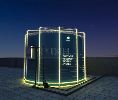 Industrial Assembly Anaerobic Digester to Treat Organic Waste