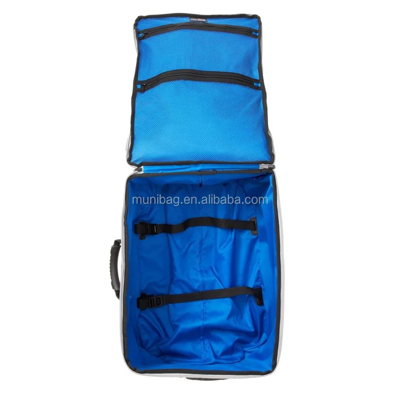 Trolley Travel bag air port duffle wheel package pu luggage